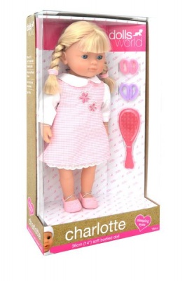 Photo of Dollsworld Charlotte Blonde Doll with Long Braided Hair 36cm