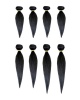 Beau-diva Yaki Wave 8 Pieces Human Blend Hair Weaves Package 8'10'12' #1 Photo