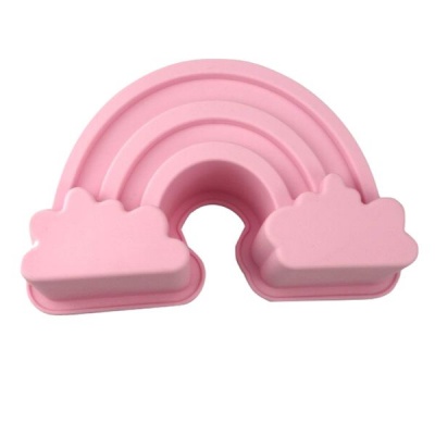 Kitchen Baking Silicone Baking Mould 3d Rainbow Cloud