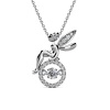 Destiny Fairy necklace with Swarovski Crystals Photo