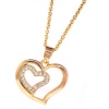 iDesire Decorative Heart To Heart Cubic Zirconia Pendant Necklace Photo