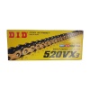 DID Chains DID 520 VX3 120 Link Gold X Ring Chain Photo