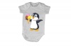 Ice-Cream Penguin - SS - Baby Grow Photo