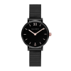Sailor Modest Black Sunray Black / Rose Gold Mesh Black - Ladies Photo