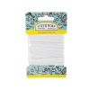 Bulk Pack x 6 Haberdashery Elastic 6mmx3m White Photo