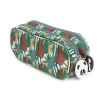 Les Deglingos 2-Zip Double Compartment Pencil Case - Panda Photo