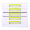 DELI File Cabinet - 5 Drawers - Green Photo