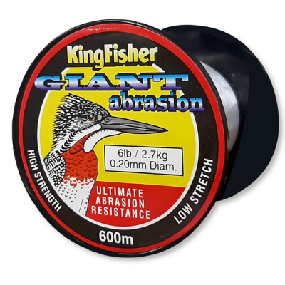 Photo of Kingfisher Giant Abrasion Nylon .20MM 2.7KG/6LB Colour Clear 600m Spool