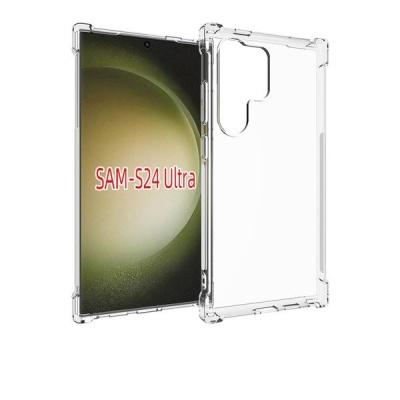 Samsung Shock Resistant Flexible TPU Cover for Galaxy S24 Ultra 5G