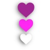 Vinyl Car Stickers 9 Hearts Photo