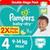 Pampers Baby Dry - Size 4 Double Mega Pack - 264 Nappies Photo