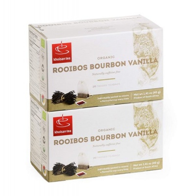 Photo of Khoisan Tea 100% Organic Rooibos Vanilla 2 x 40g packs
