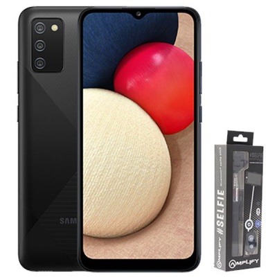 Photo of Samsung A02s DS Black BT Selfie Stick Cellphone