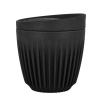 HuskeeCup - Reusable On-the-go Coffee Cup 175ml Charcoal with Lid Photo
