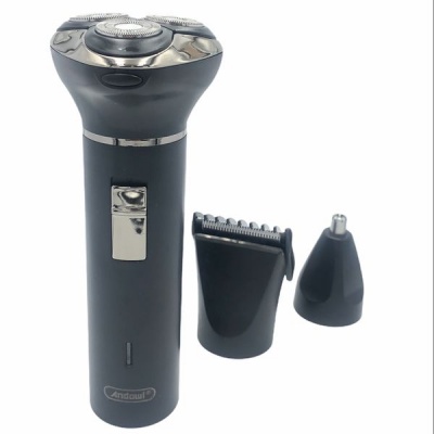 Photo of Andowl Men's 3-in-1 Wireless Electric Shaver and Nose Hair & Beard Trimmer