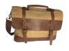 Vivace - 100% Canvas Laptop Bag - Khaki Photo
