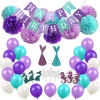 iKids Purple Mermaid Party Decorations Set Photo