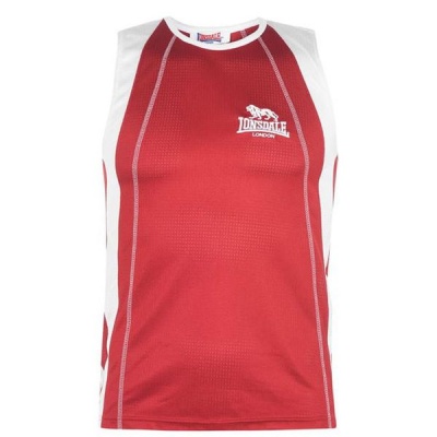 Photo of Lonsdale Mens Performance Vest - Red [Parallel Import]