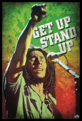 Photo of BOB MARLEY - Get Up Stand Up Poster with Black Frame movie