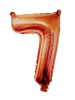 Foil Balloon Number 7 - Rose Gold - 106 cm Photo