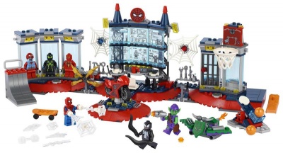 LEGO Marvel Spider Man Attack on the Spider Lair 76175