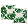 Pandok - Scatter Cushion Set - Palm Leaves Photo