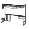 Dish Drain Rack Over Sink Rack with Cutlery Holder Photo