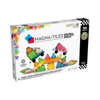 Magna Tiles Magna Tiles Frost Grand Prix Set 50 Pieces