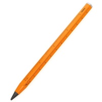 TROIKA HB Pencil 20km Writing Length No Sharpening Required Orange