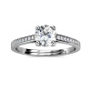 Celèsta 925 Sterling Silver 1.00ct Moissanite Duchess Ring Photo