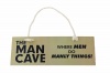 Man Cave - Manly Things - Sign Photo