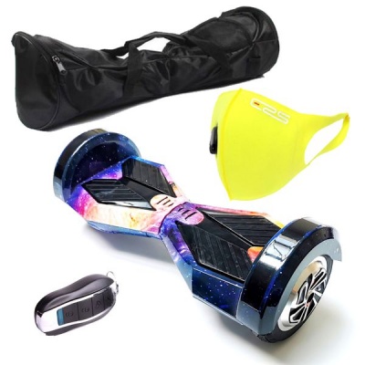 Photo of BetterBuys Self Balance Scooter8" Hoverboard-LED-Bluetooth-Remote-Bag-Mask-Galaxy Pink
