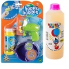 SourceDirect Mini Green Bubble Gun & Bubble Liquid Refill Container Combo Photo