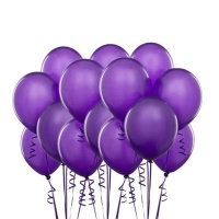 Latex Helium Balloons Purple