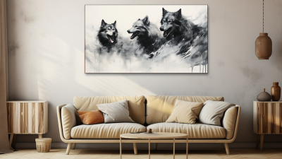 Canvas Wall Art Wild Echoes Abstract HD0180