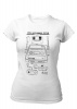 PepperSt Ladies White T-Shirt - Super Entertainment System Photo