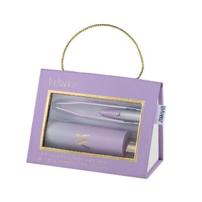 Photo of La tweez La - Tweez - Pro Illuminating Tweezers - Violet Ombre & Carry Case