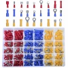 480 Piece Insulated Terminals Electrical Crimp Connector Butt Spade Set Photo