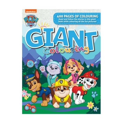Butterfly Paw Patrol 400pg Giant Colouring Book Np x 10