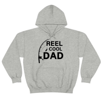 Reel Cool Dad Fishing Hoodie