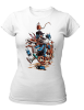 PepperSt Ladies White T-Shirt - All Star Man Photo