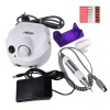 Professional Electric Manicure File Nail Drill Machine Kit Set - White Photo