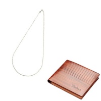 Sterling Silver Necklace Pure Elegance Wallet Combo
