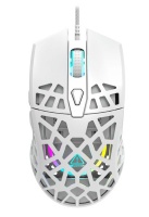 Canyon Puncher Gaming Mouse 7 Buttons Pixart 3360 Sensor RGB Lights White