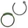 Androgyny 2-Pack Stainless Steel Ring Nose Piercings Photo