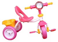 Baneen Sturdy Ride on Cruiser Tricycle with Multipurpose Basket Pink