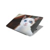 Laptop Skin/Sticker - Blue Eyed White Cat Photo