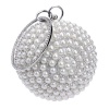BB&S round silver clutch cage bag Photo