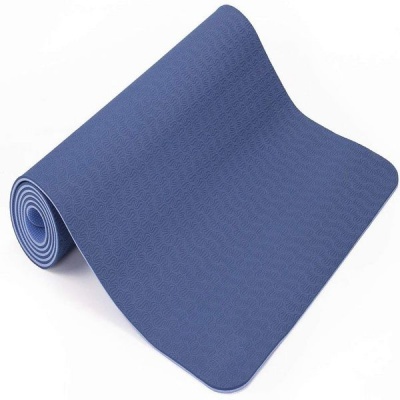 Photo of Reversible 2 Tone Yoga Mat - Blue