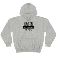 The Best Dads Get Promoted to Papa Gift Hoodie